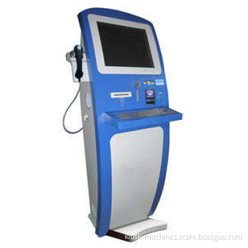 Bill Payment Kiosk With Handset, Cash Validator, Coin Acceptor, Card Reader